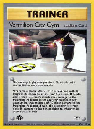 Vermilion City Gym (G1-120) (1st Edition)