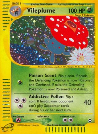 Vileplume (H31) (AQ-H31) (Holofoil)