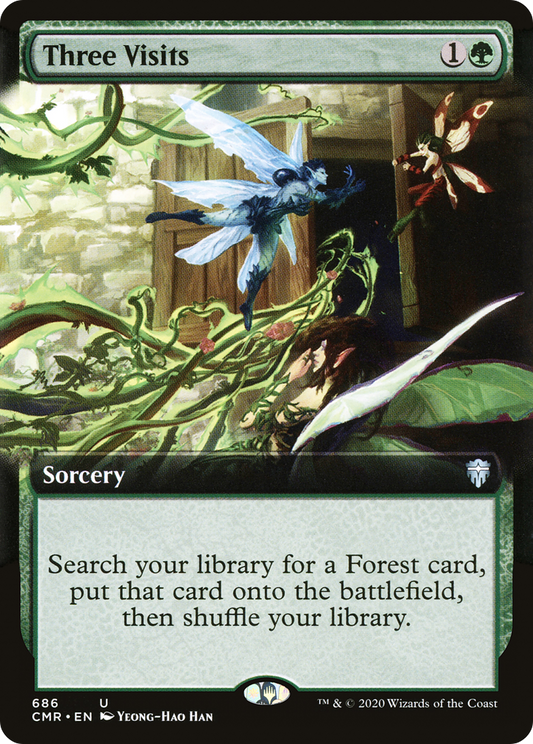 Three Visits (CMR-686) (Extended Art) (Foil)