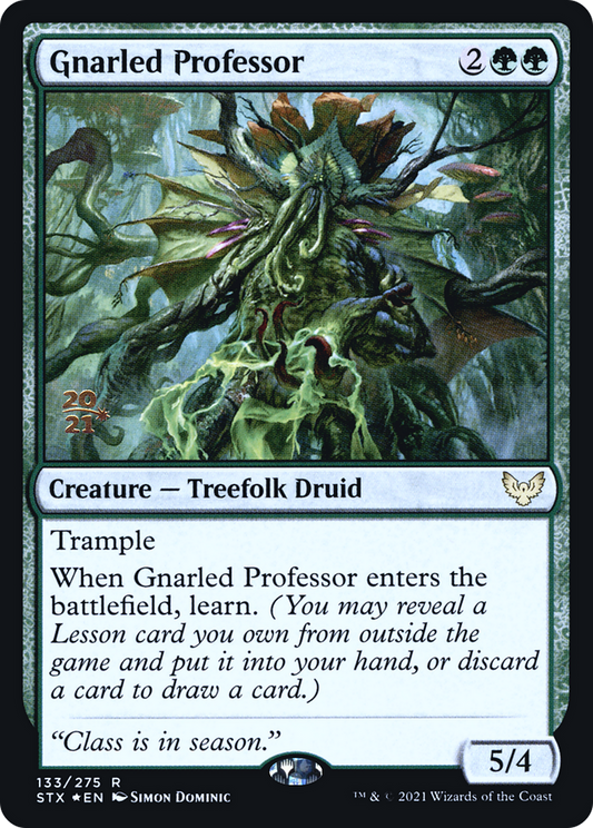 Gnarled Professor (PRE-133S) (Foil)