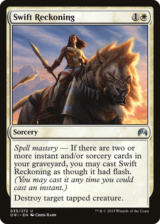 Swift Reckoning (ORI-035) (Foil)