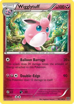 Wigglytuff (90) (XY-) (Reverse Holofoil)
