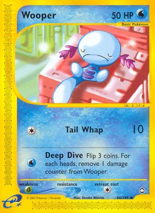 Wooper (66) (AQ-066) (Reverse Holofoil)
