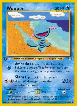Wooper (N1-082) (1st Edition)