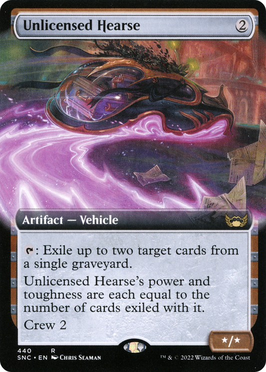 Unlicensed Hearse (SNC-440) (Extended Art) (Foil)