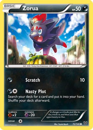 Zorua (XY-) (Reverse Holofoil)