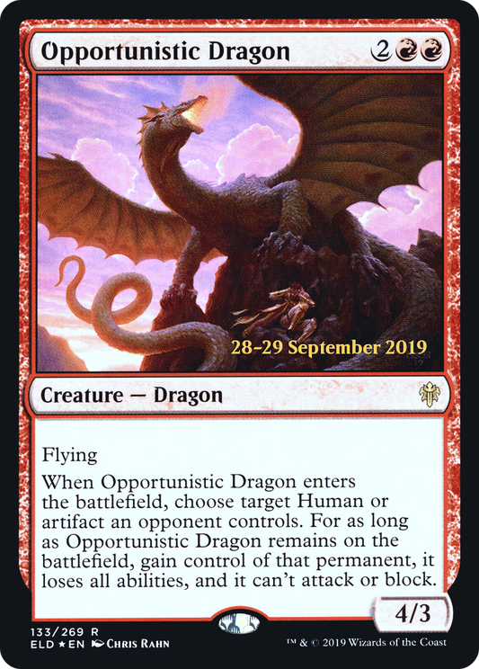 Opportunistic Dragon (PRE-133S) (Foil)
