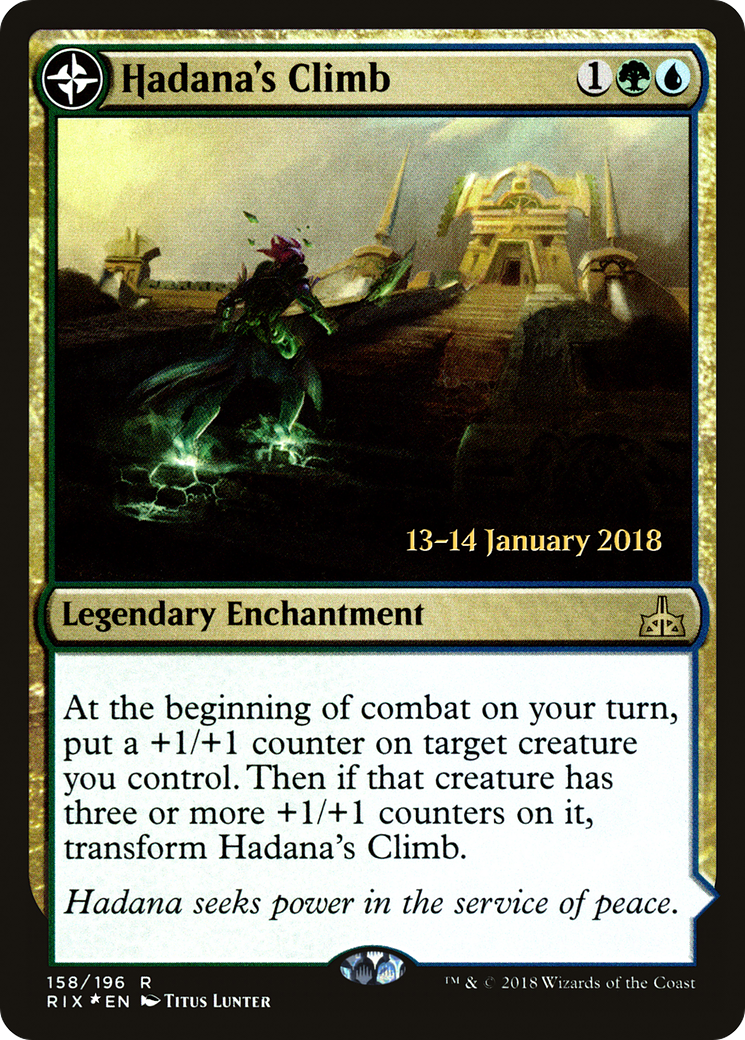 Hadana's Climb // Winged Temple of Orazca (PRE-158S) (Foil)