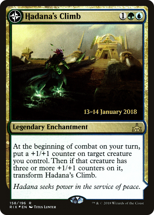 Hadana's Climb // Winged Temple of Orazca (PRE-158S) (Foil)