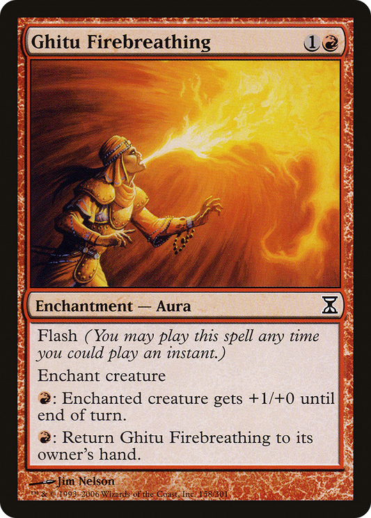 Ghitu Firebreathing (TSP-158) (Foil)