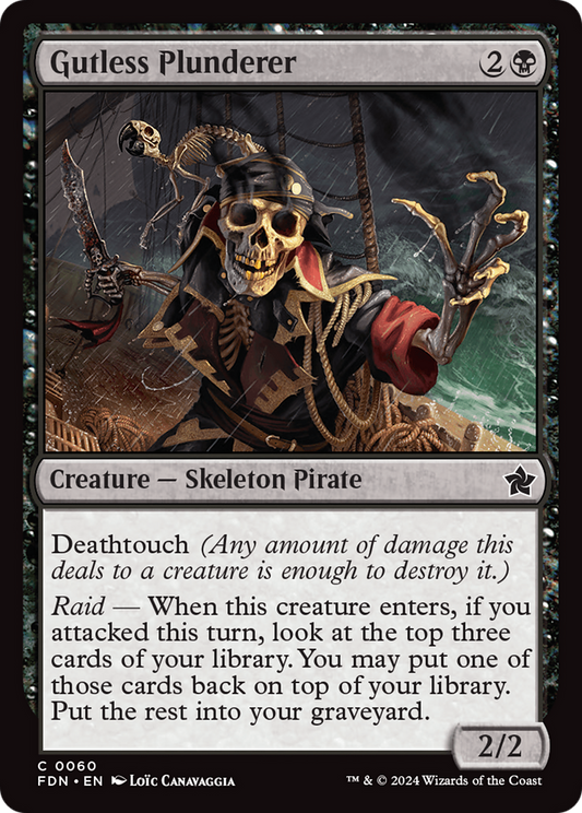 Gutless Plunderer (FDN-060) (Foil)