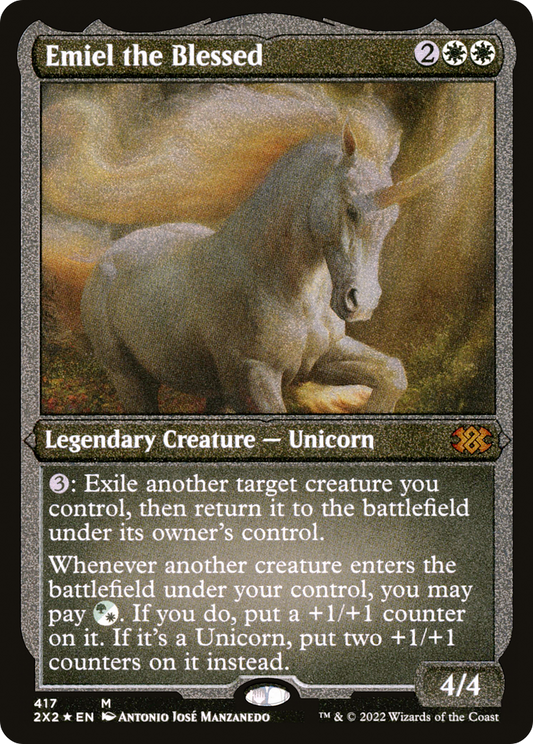 Emiel the Blessed (2X2-417) (Etched Foil)