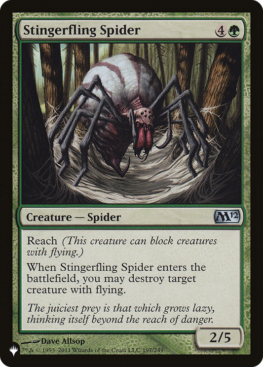Stingerfling Spider (LIST-M12-197)
