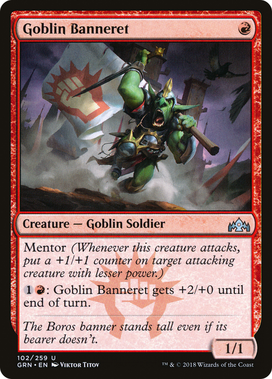 Goblin Banneret (GRN-102) (Foil)
