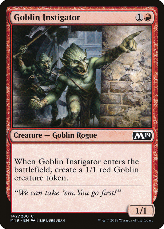 Goblin Instigator (M19-142) (Foil)