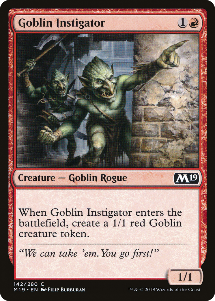 Goblin Instigator (M19-142)