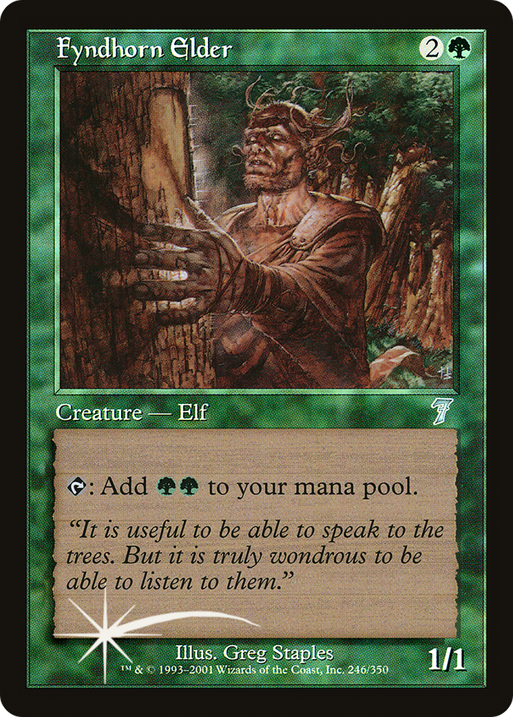 Fyndhorn Elder (7ED-246★) (Foil)