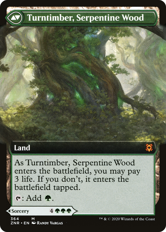 Turntimber Symbiosis // Turntimber, Serpentine Wood (ZNR-364) (Extended Art)