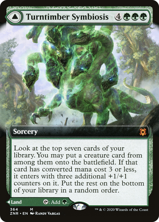 Turntimber Symbiosis // Turntimber, Serpentine Wood (ZNR-364) (Extended Art) (Foil)