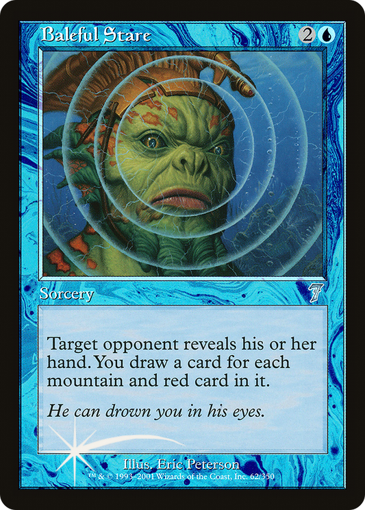 Baleful Stare (7ED-62★) (Foil)