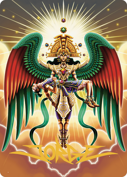 Resplendent Angel Art Card (ALCI-059) (Gold-Stamped Signature)