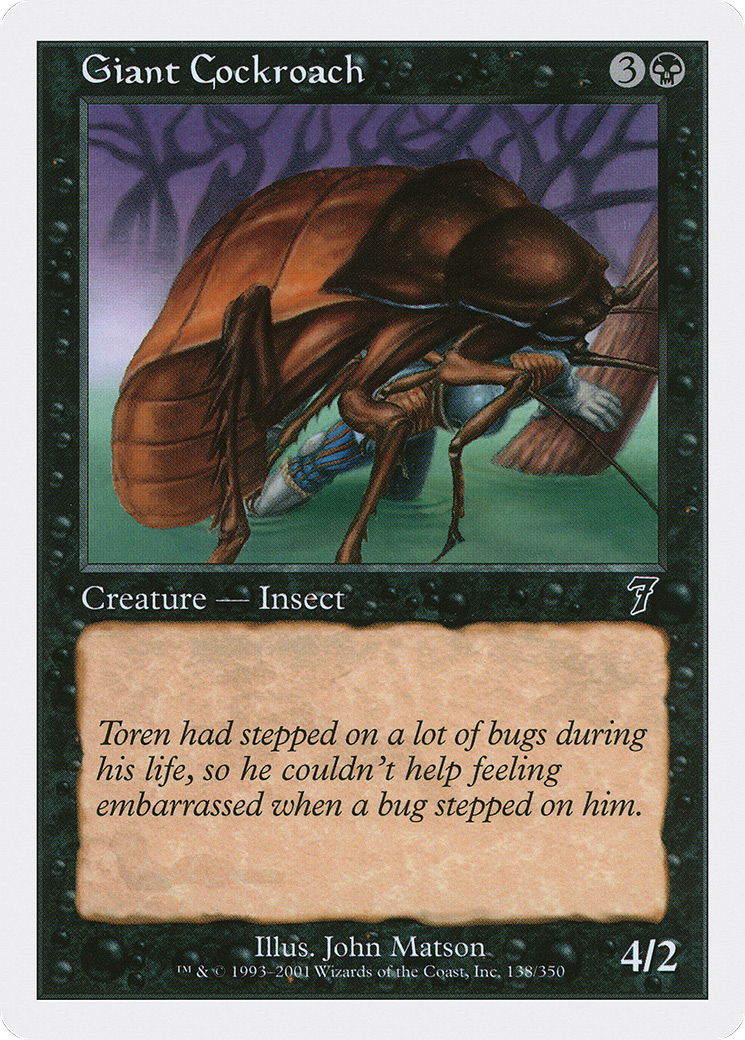 Giant Cockroach (7ED-138)