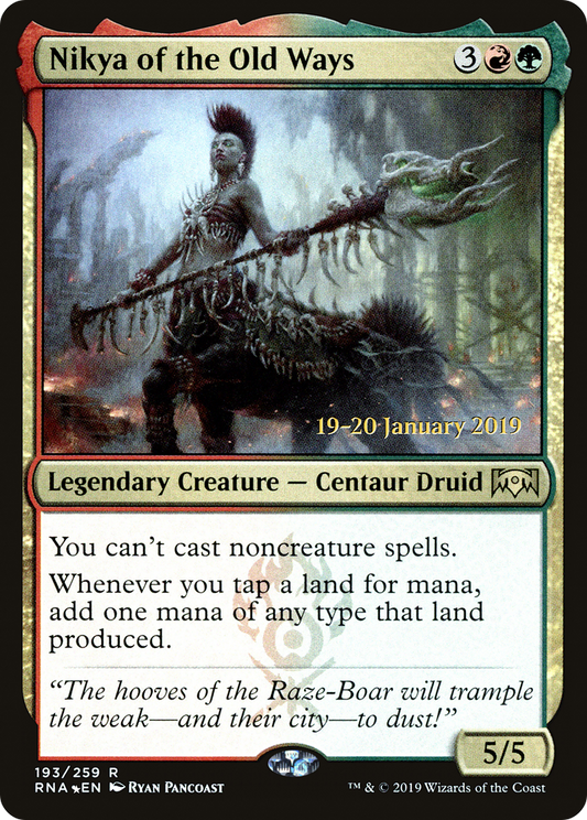 Nikya of the Old Ways (PRE-193S) (Foil)