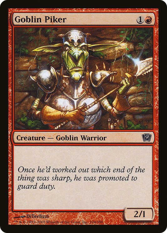 Goblin Piker (9ED-194★) (Foil)