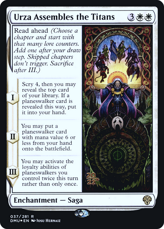 Urza Assembles the Titans (PRE-37S) (Foil)