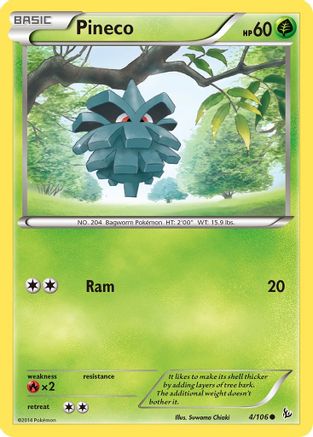 Pineco (FLF-004) (Reverse Holofoil)