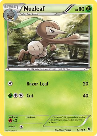 Nuzleaf (FLF-006) (Reverse Holofoil)