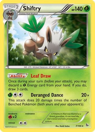 Shiftry (FLF-007) (Holofoil)