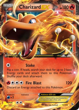 Charizard EX (11) (FLF-011) (Holofoil)