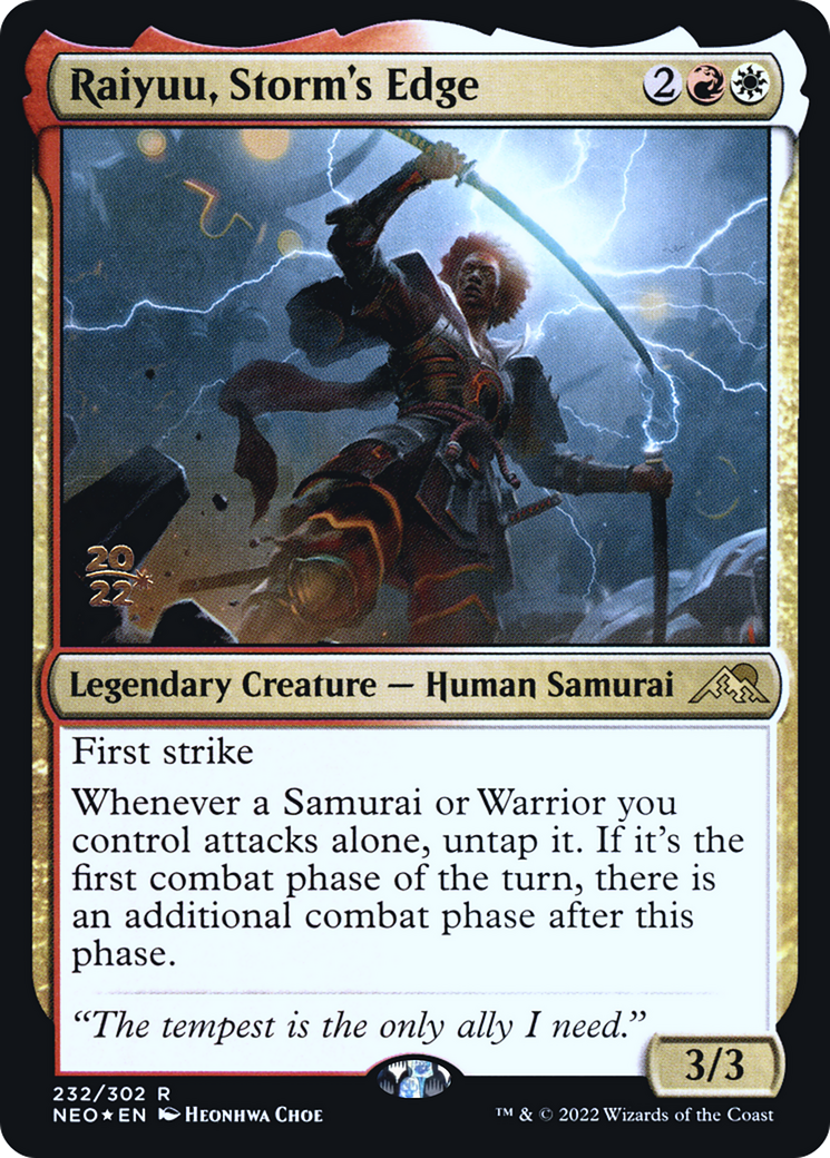 Raiyuu, Storm's Edge (PRE-232S) (Foil)