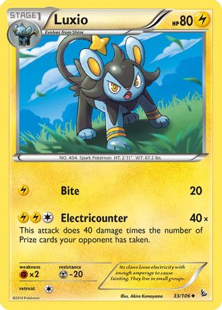 Luxio (FLF-033) (Reverse Holofoil)