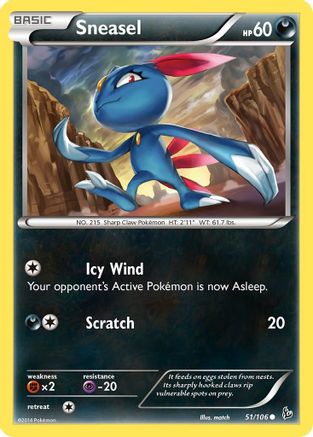 Sneasel (51) (FLF-051) (Reverse Holofoil)