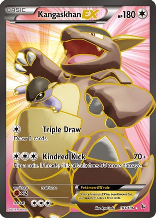 Kangaskhan EX (103 Full Art) (FLF-103) (Holofoil)