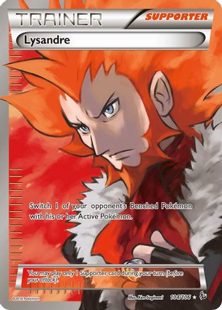 Lysandre (104 Full Art) (FLF-104) (Holofoil)
