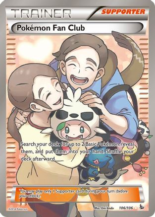 Pokemon Fan Club (106 Full Art) (FLF-106) (Holofoil)