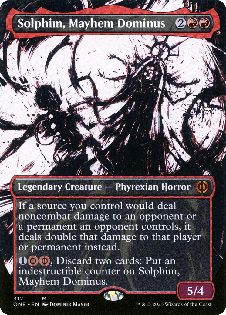 Solphim, Mayhem Dominus (ONE-312) (Showcase) (Borderless) (Foil)