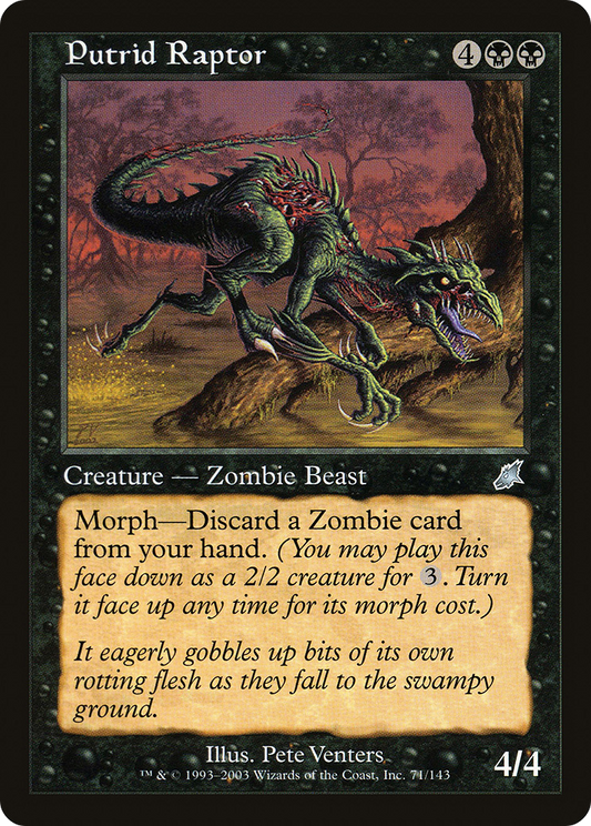 Putrid Raptor (SCG-071) (Foil)