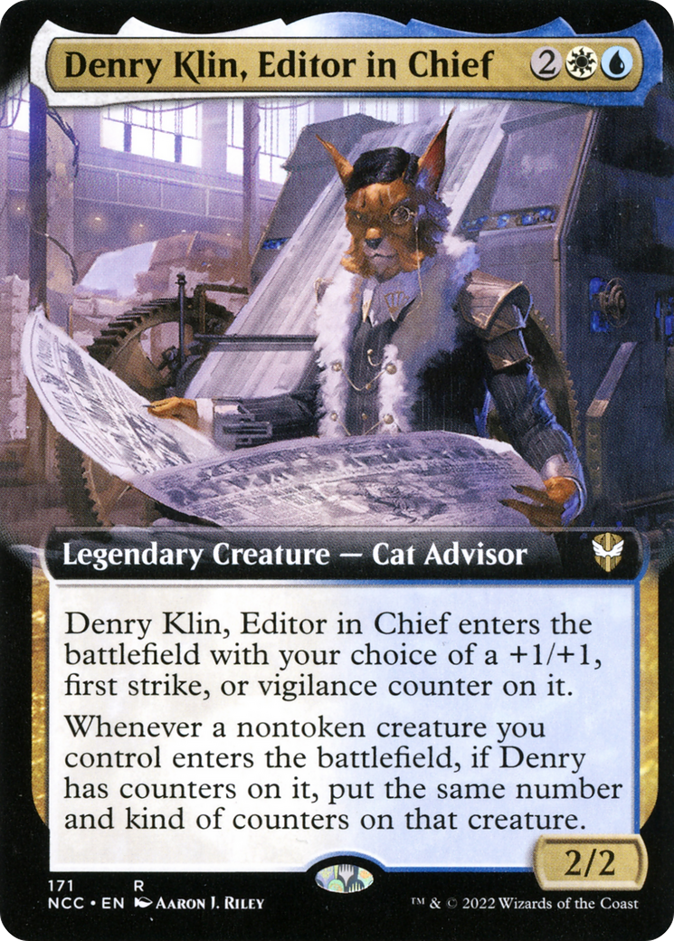 Denry Klin, Editor in Chief (NCC-171) (Extended Art)