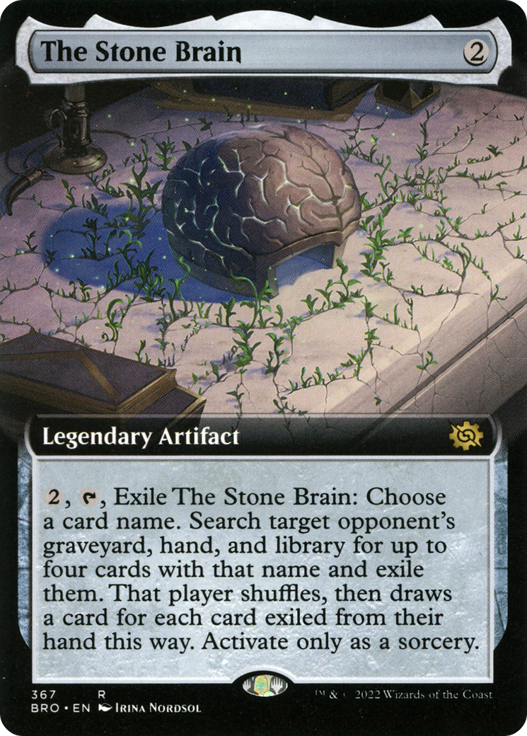 The Stone Brain (BRO-367) (Extended Art) (Foil)