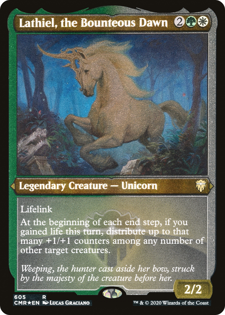 Lathiel, the Bounteous Dawn (CMR-605) (Etched Foil)