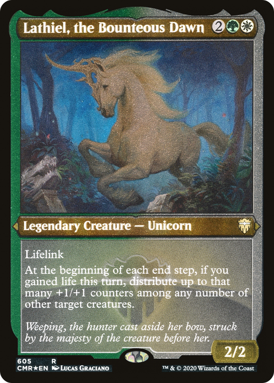 Lathiel, the Bounteous Dawn (CMR-605) (Etched Foil)