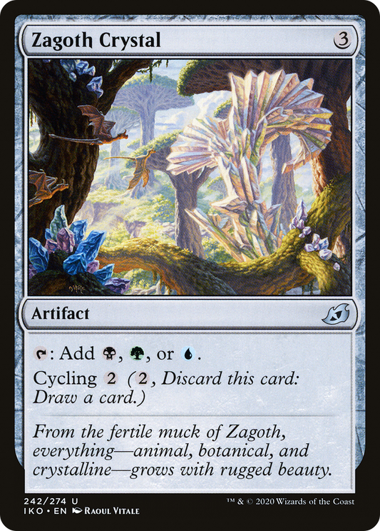 Zagoth Crystal (IKO-242) (Foil)