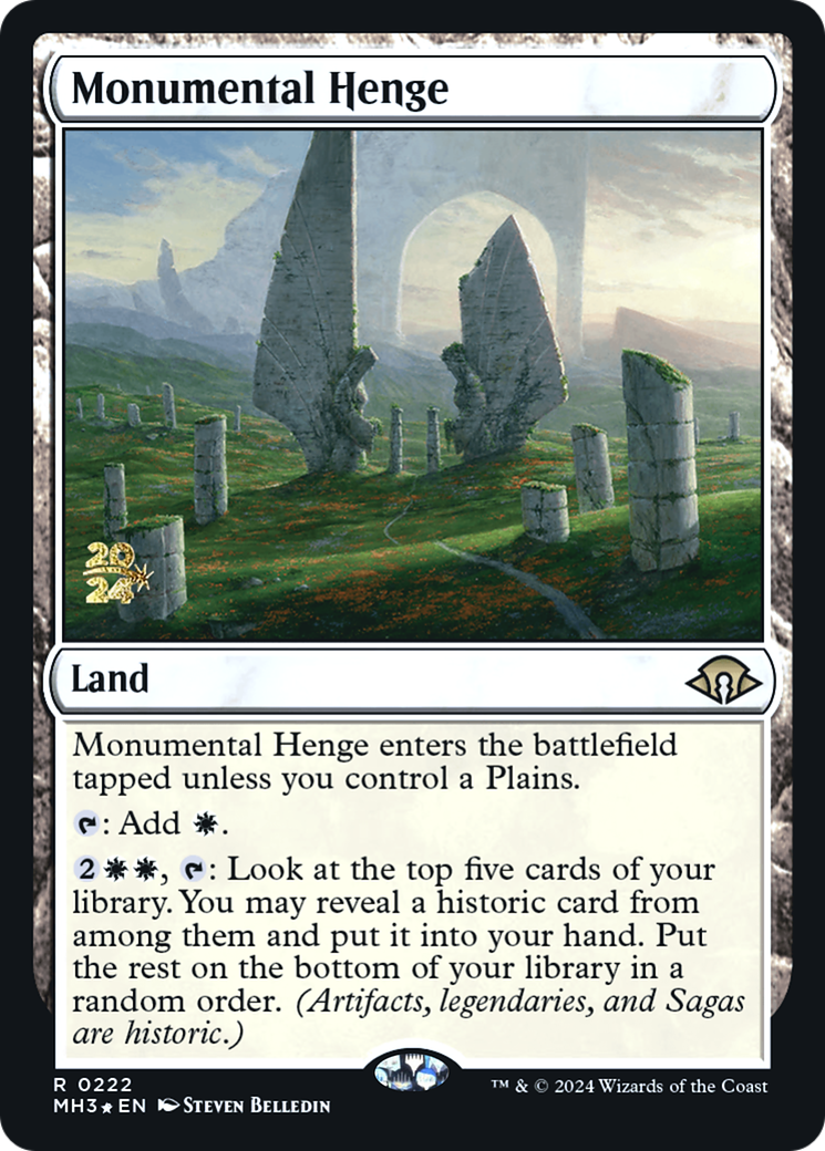Monumental Henge (PRE-222S) (Foil)