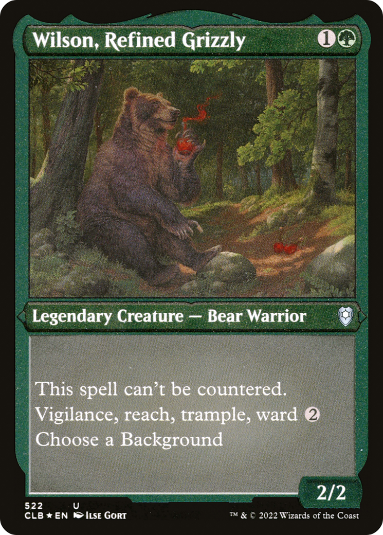 Wilson, Refined Grizzly (CLB-522) (Etched Foil)