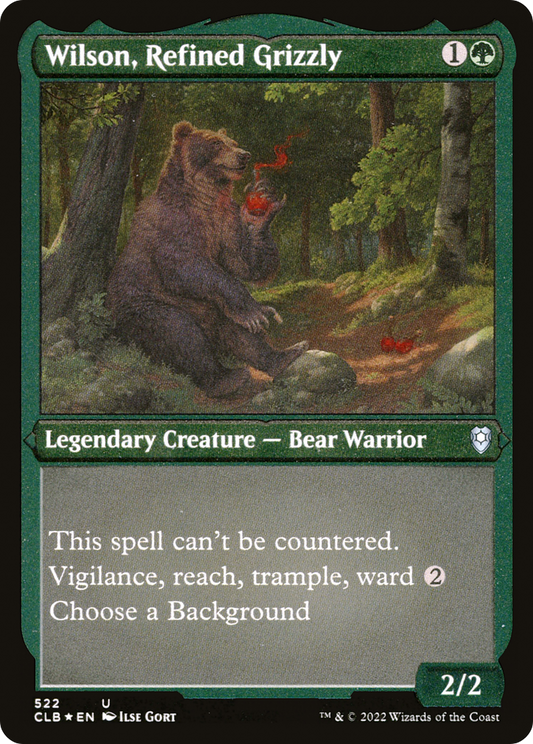 Wilson, Refined Grizzly (CLB-522) (Etched Foil)