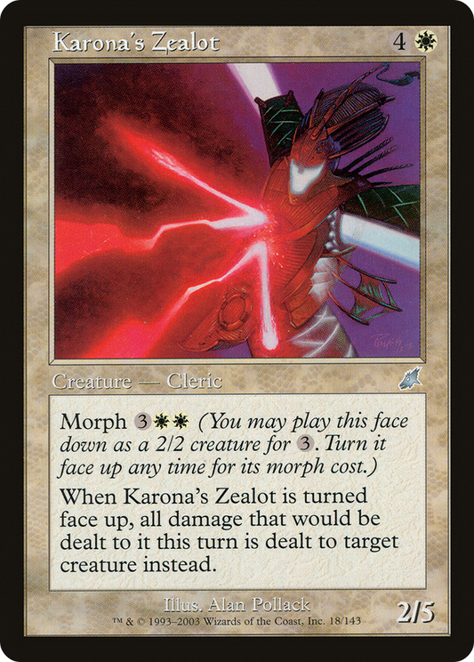 Karona's Zealot (SCG-018) (Foil)